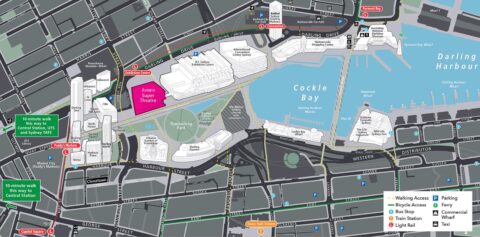 Maps, Parking & Accommodation | Aware Super Theatre